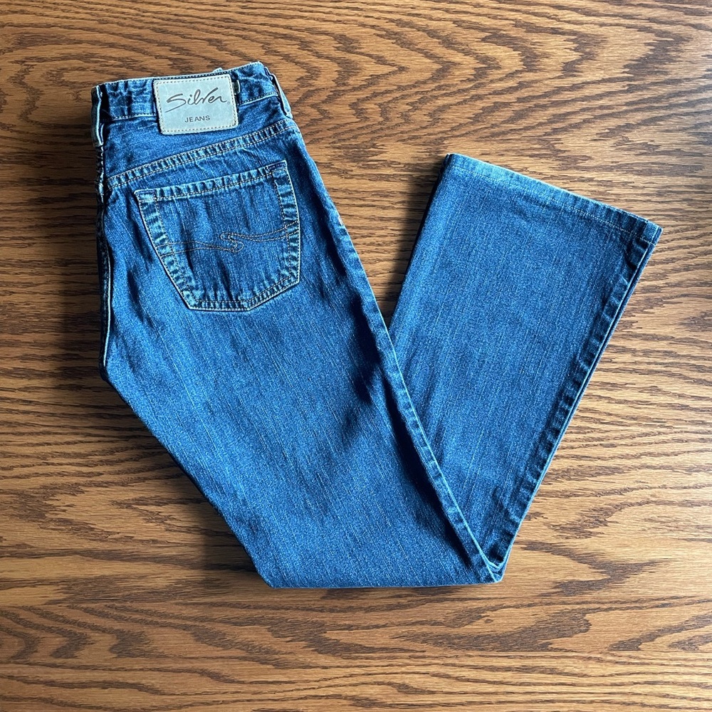 Silver Blue Bootcut Jeans Size 27/30 (27/28)